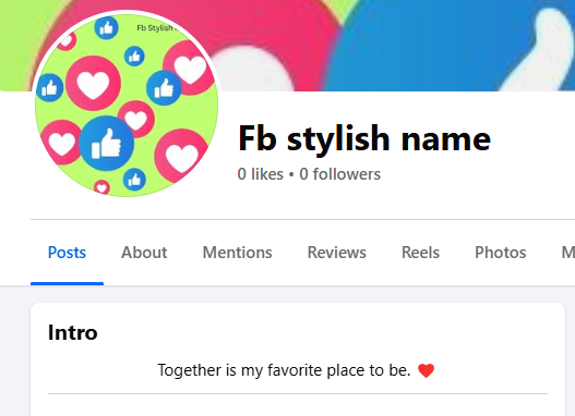 romantic bios for Facebook